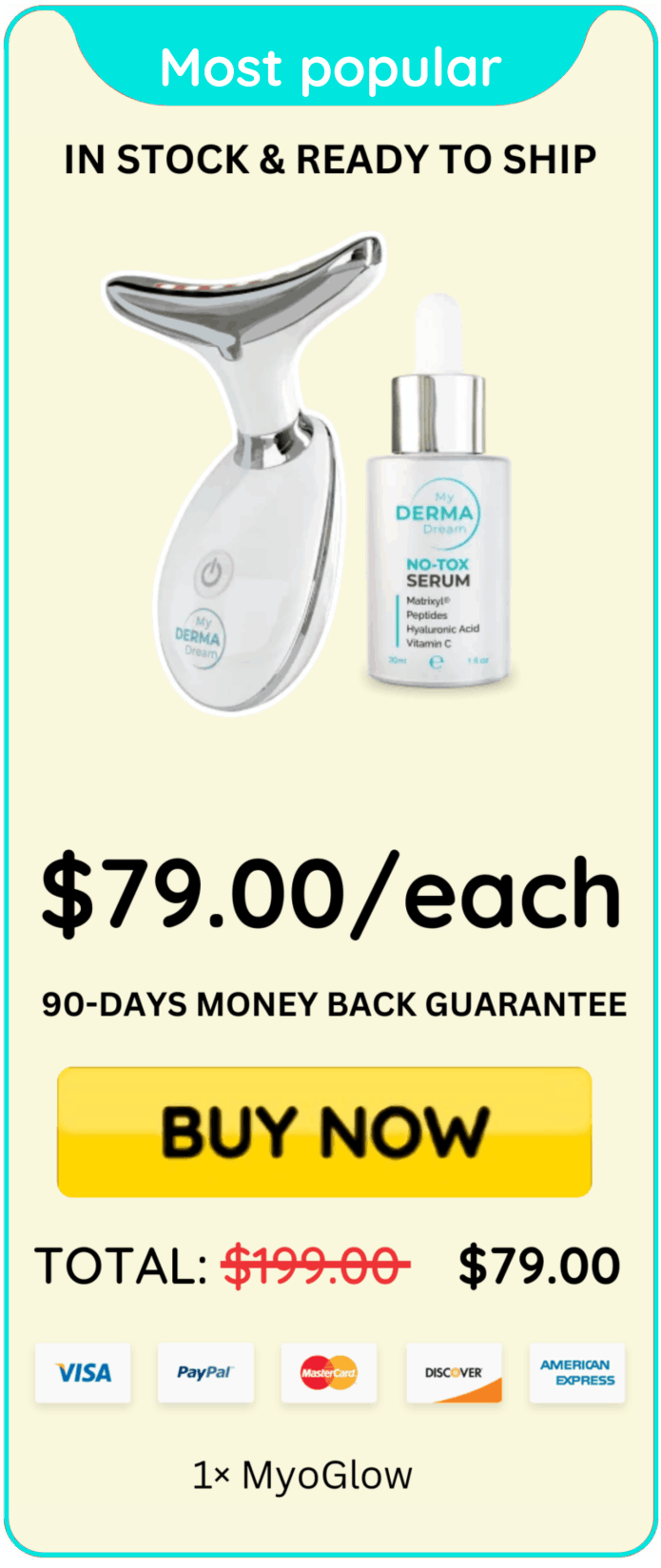 MyoGlow offer price 